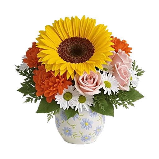 Radiant Bloom Cascade