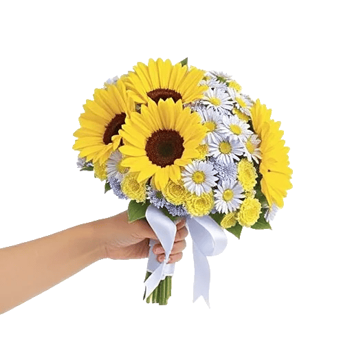 Golden Sunflower Bouquet