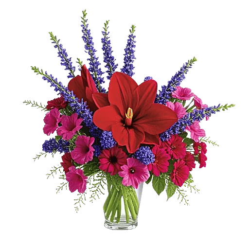 Crimson Blossom Harmony