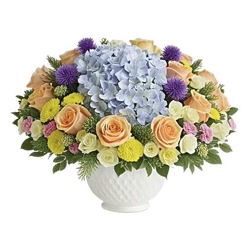 Blush Romantic Centerpiece