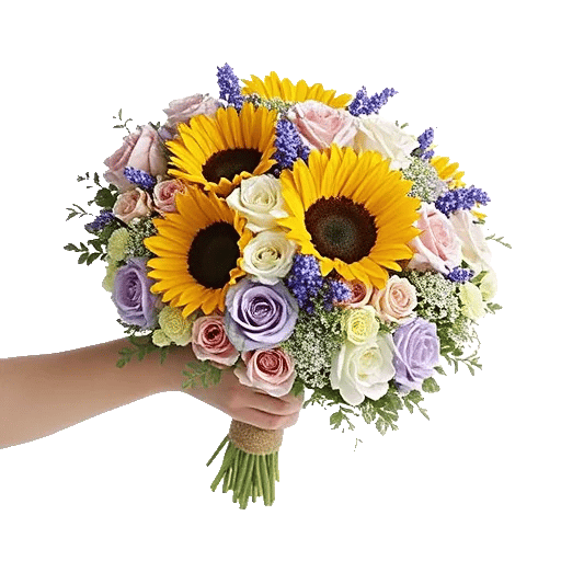 Golden Sunflower Bouquet