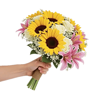 Golden Sunflower Bouquet