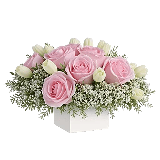 Blush Romantic Centerpiece