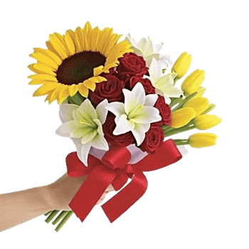 Golden Sunflower Bouquet