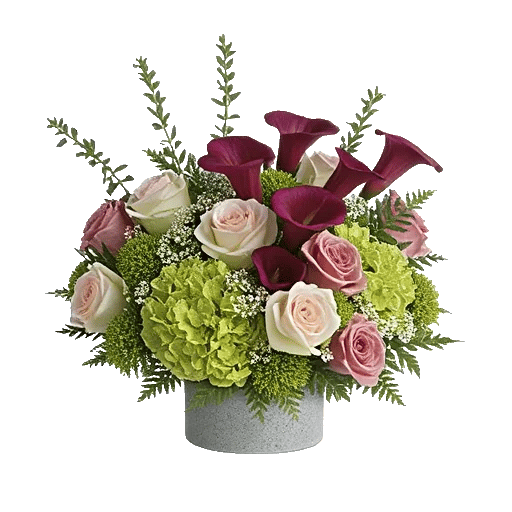 Blush Romantic Centerpiece