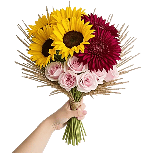 Golden Sunflower Bouquet