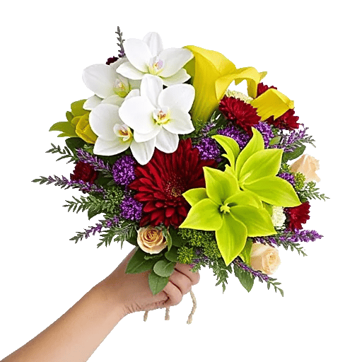 Modern White Orchids