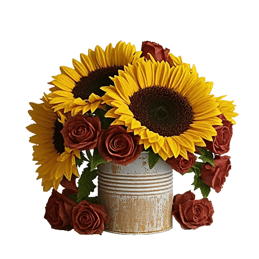 Amber Sunflower Glow