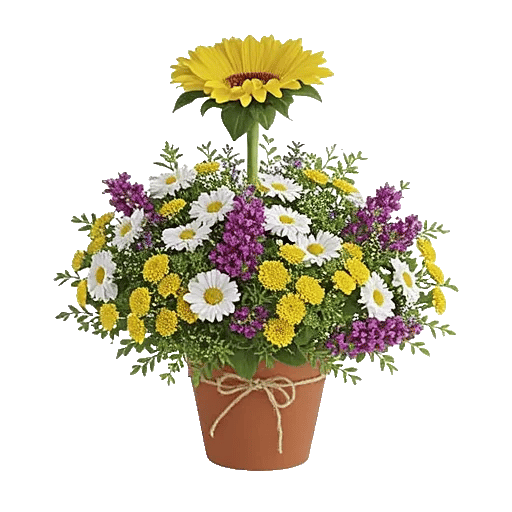 Amber Sunflower Glow