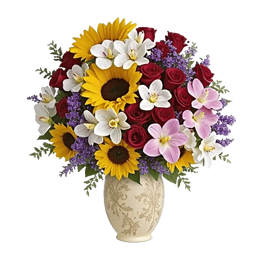 Radiant Bloom Cascade