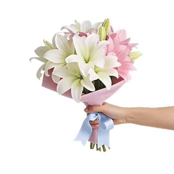 Graceful Lily Display