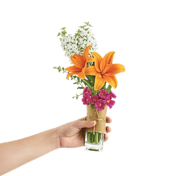 Graceful Lily Display