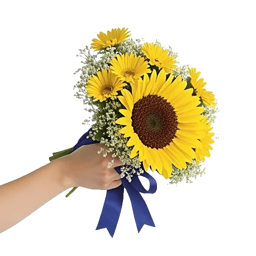 Golden Sunflower Bouquet