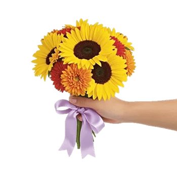 Golden Sunflower Bouquet