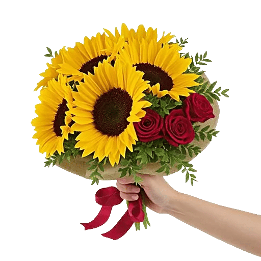 Golden Sunflower Bouquet