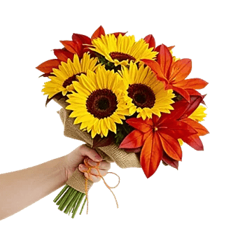 Amber Sunflower Glow