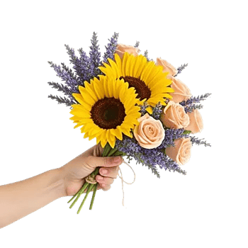 Golden Sunflower Bouquet