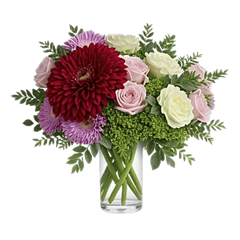 Crimson Blossom Harmony