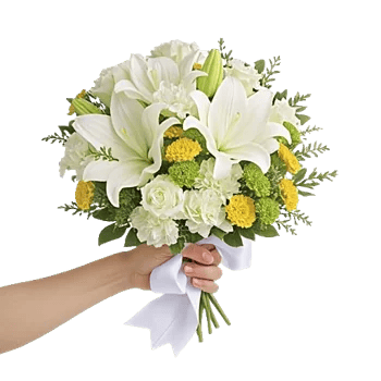 Graceful Lily Display