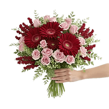 Crimson Blossom Harmony