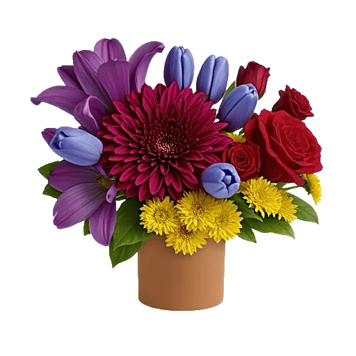Crimson Blossom Harmony