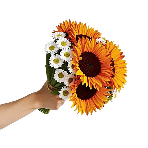 Golden Sunflower Bouquet