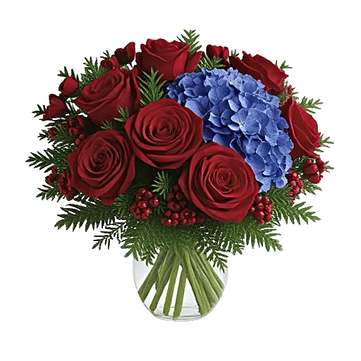 Crimson Blossom Harmony