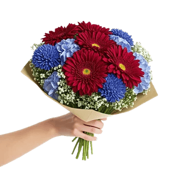 Crimson Blossom Harmony