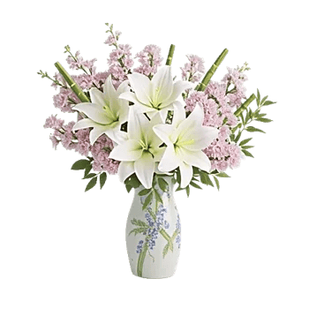 Graceful Lily Display