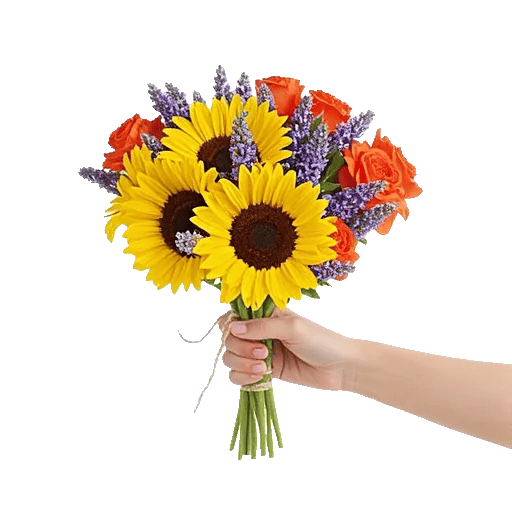 Golden Sunflower Bouquet