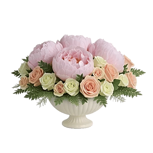 Blush Romantic Centerpiece