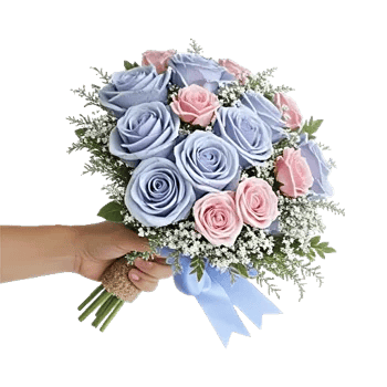 Elegant Blue Roses