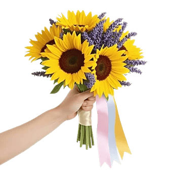 Golden Sunflower Bouquet