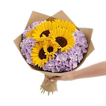 Amber Sunflower Glow