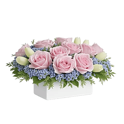 Blush Romantic Centerpiece