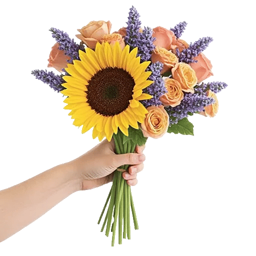 Golden Sunflower Bouquet
