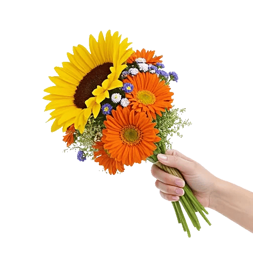 Golden Sunflower Bouquet