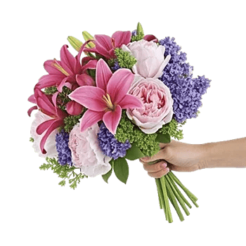 Graceful Lily Display