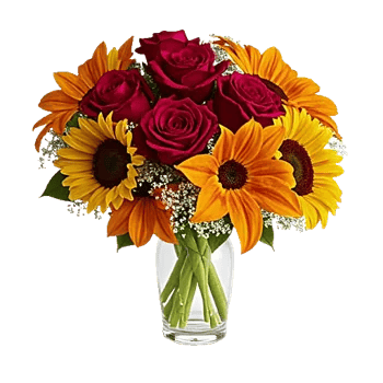 Crimson Blossom Harmony