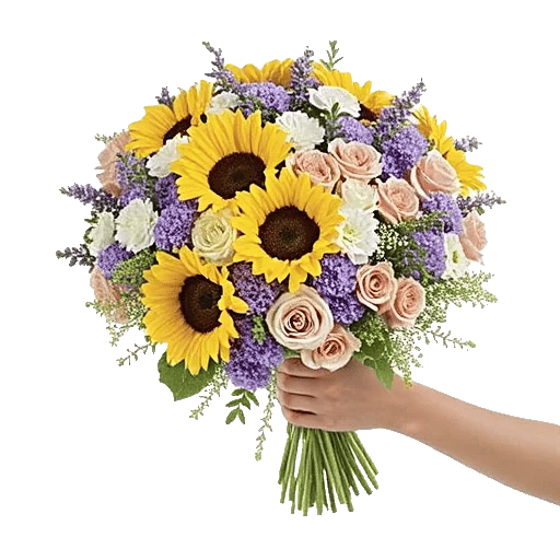 Golden Sunflower Bouquet