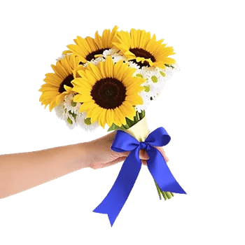 Golden Sunflower Bouquet