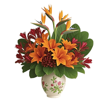 Tropical Sunflower Burst