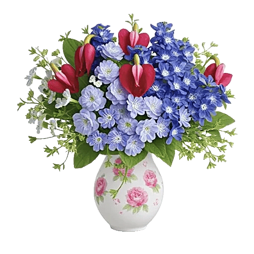 Crimson Blossom Harmony