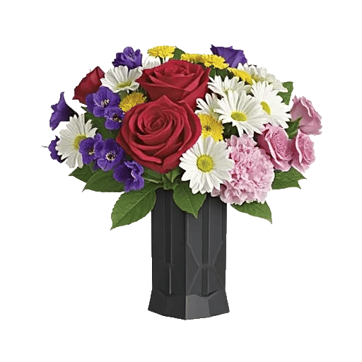 Crimson Blossom Harmony