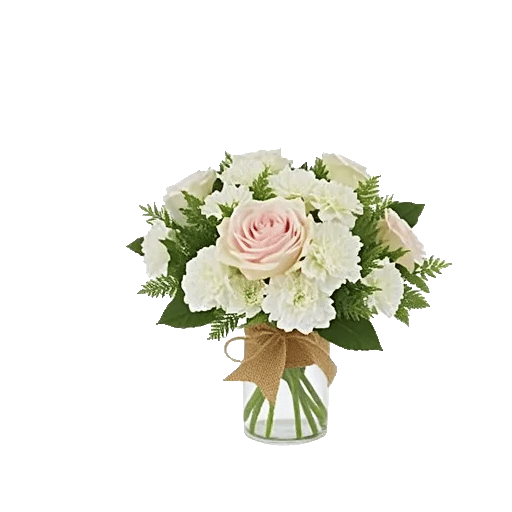 Blush Romantic Centerpiece