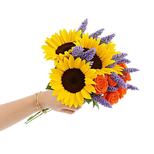 Golden Sunflower Bouquet