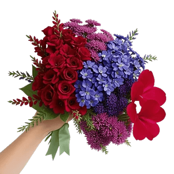 Crimson Blossom Harmony