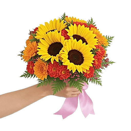 Golden Sunflower Bouquet