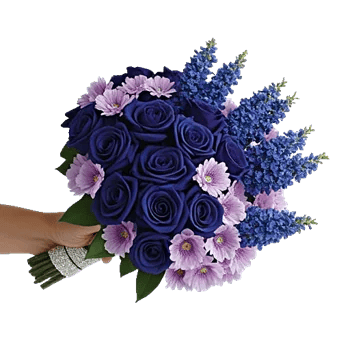 Elegant Blue Roses