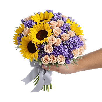 Golden Sunflower Bouquet